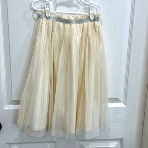 Hanna Andersson cream colored skirt. Girls size 8. Perfect for the holidays!